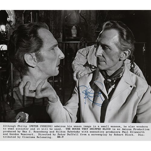 Peter Cushing Signed Photograph