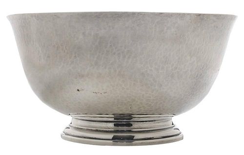 Hammered Sterling Revere Style Bowl