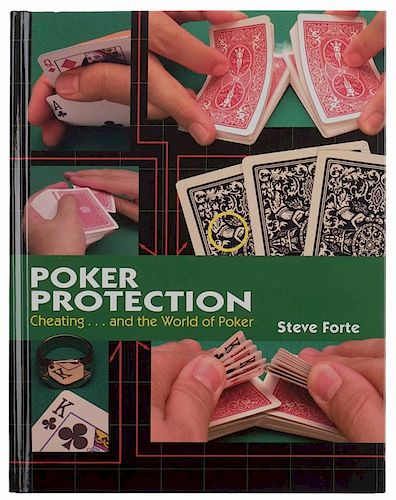 Forte, Steve. Poker Protection. Las Vegas: SLF, 2006. First edition. Pictorial case wrapped hardcovers. Illustrated. 4to. Fine.