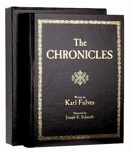 The Chronicles. Karl Fulves. N1 (1978) Ð N36 (1988). Complete file. Number 4 of a deluxe reprint edition (L&L, 1997) in publisher's black leather sta