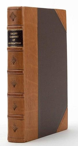 Gale, John. Gale's Cabinet of Knowledge: or, Miscellaneous Recreations. London: Cuthell and Martin: Lackington, Allen and Co., 1808. Fourth Edition. M