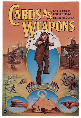Jay, Ricky. Cards as Weapons. New York: Warner, 1988. Softcover. Illustrated. 8vo. Very good.