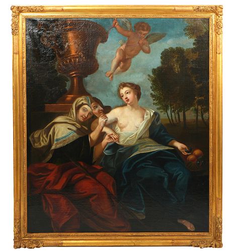 18th Ct. Italian Allegorical Oil Painting