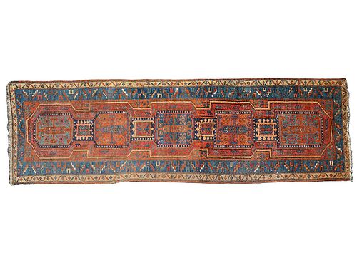 Antique Persian Karaja Heriz Runner