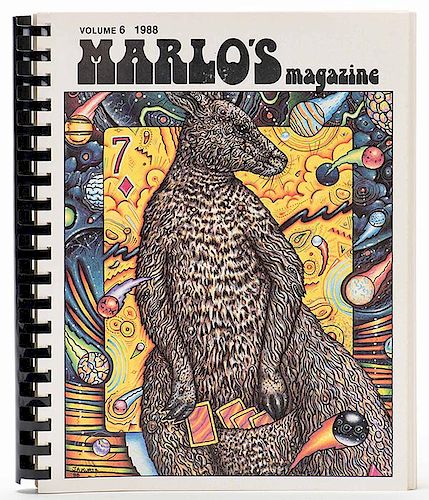Marlo, Ed. Marlo's Magazine Vol. 6. Chicago, 1988. Comb-bound pictorial color wraps. Illustrated. 4to. Number 196 from the publisher's limited first e