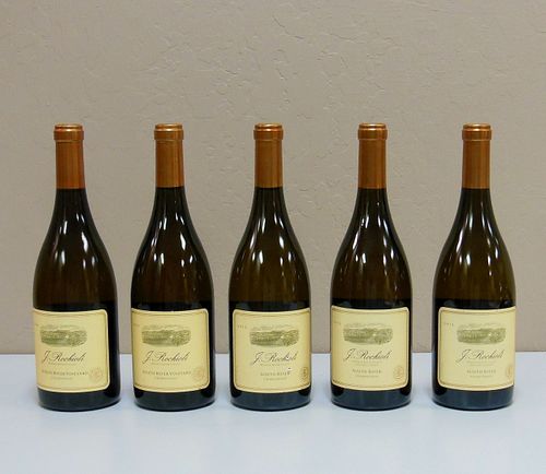 (5) Bottles J. Rochioli South River Vineyard Chardonnay.