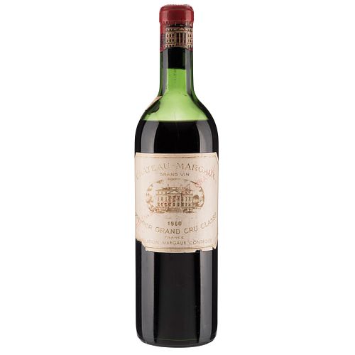 Château Margaux. Cosecha 1960. Grand Vin. Premier Grand Cru Classé. Margaux. Calificación: 91 / 100.