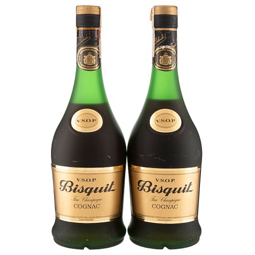 Bisquit. V.S.O.P. Fine Champagne. Cognac. France. Piezas: 2.