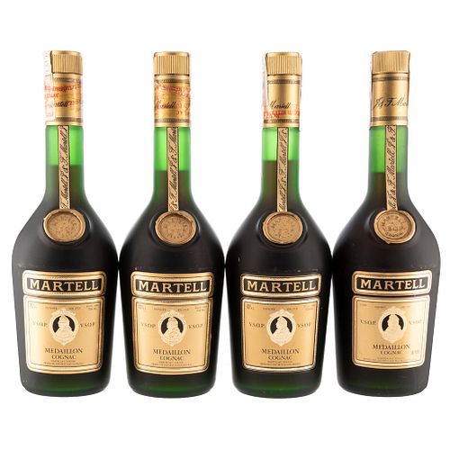 Martell. V.S.O.P. Medaillon. Cognac. France. Piezas: 4.