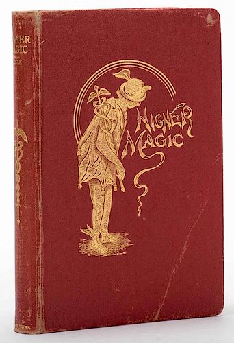 Teale, Oscar. Higher Magic. New York: Adams Press, 1920. Number 63 from the first deluxe edition, inscribed to David M. Roth by the author. Pebbled re