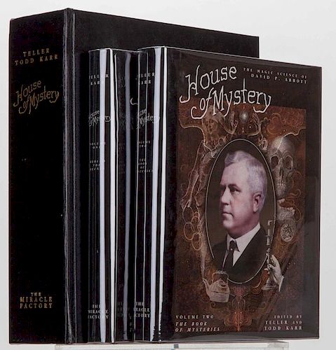 Teller and Todd Karr. House of Mystery: the Magic Science of David P. Abbott. [Los Angeles]: The Miracle Factory, 2005. Deluxe Limited First Edition. 