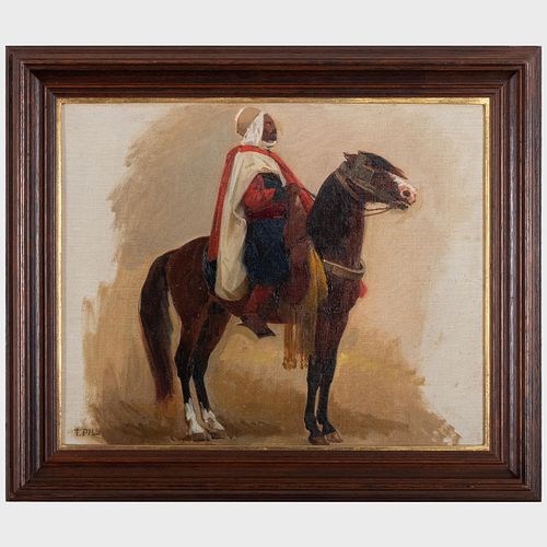 Isidore Pils (1813-1875): Arab Chief on Horseback