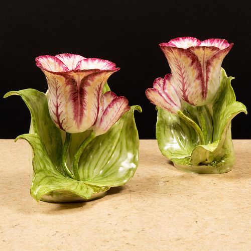 Pair of Lady Anne Porcelain Tulip Vases