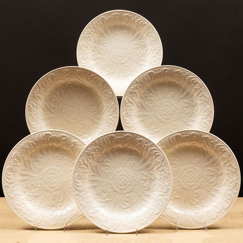 Set of Twelve Wedgwood Creamware Dessert Plates