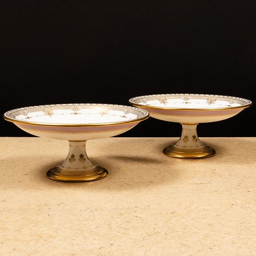 Pair of SÃ¨vres Porcelain Compotes
