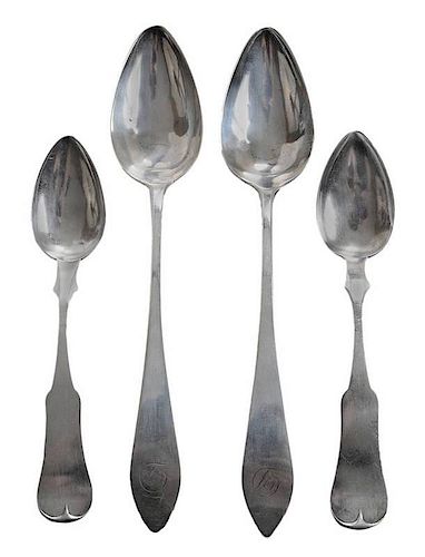 Six Kentucky Coin Silver Spoons