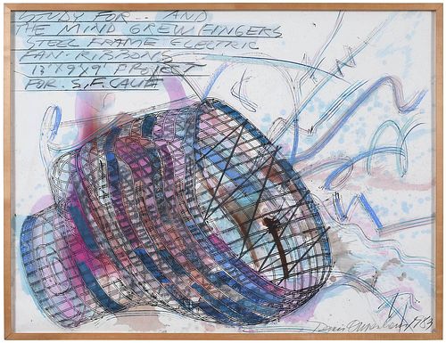 Dennis Oppenheim Study, And The Mind Grew Fingers