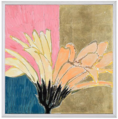 Robert Kushner, Abstract Flower Painting