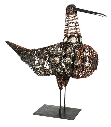 Rare Large  Birger Kaipiainen Avian Sculpture