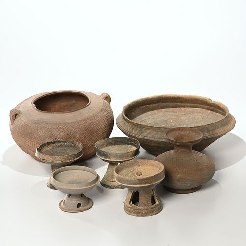 Chinese Warring States style pottery group