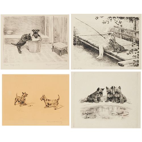 Marguerite Kirmse, (4) etchings
