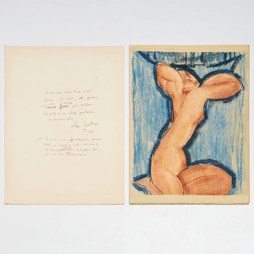 Modigliani, (15) Jacomet lithographs, 1960