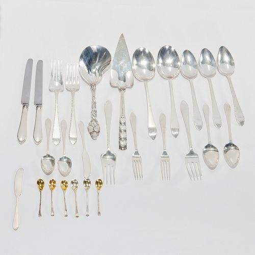 Tiffany sterling silver flatware & serving pieces
