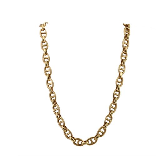Gucci Style Necklace and Bracelet in 18k Gold