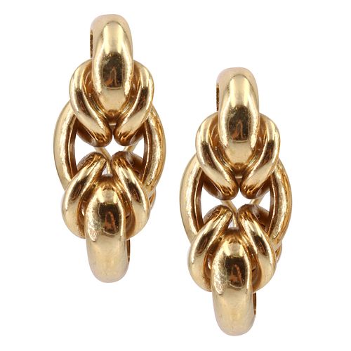German 18k Gold Earrings