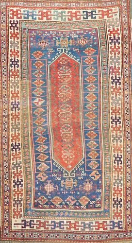 Antique Kazak Rug, 4’4” x 7’10” (1.32 x 0.25 M)