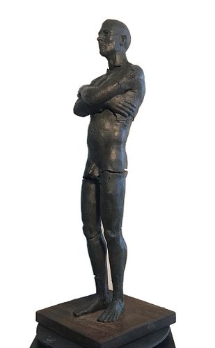 James Mathison (Venezuela, b. 1966) Ocaso III, 1999, patinated bronze, edition 4/8, signed