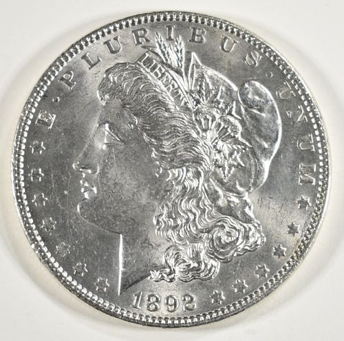 1892 MORGAN DOLLAR CH BU