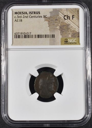3RD - 2ND CENTURIES BC AE18 NGC CH F