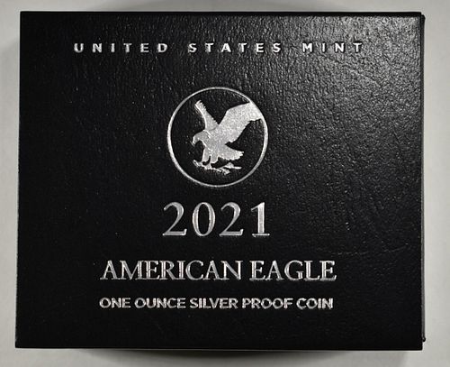 2021-W T-2 AMERICAN SILVER EAGLE PROOF IN OGP