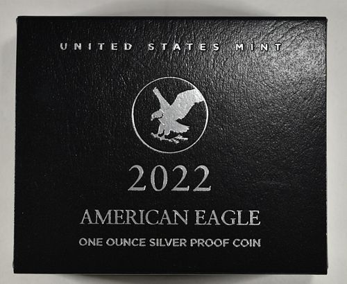 2022-W AMERICAN SILVER EAGLE PROOF IN OGP