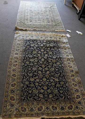 2 Finely Woven Handmade Throw Rugs.