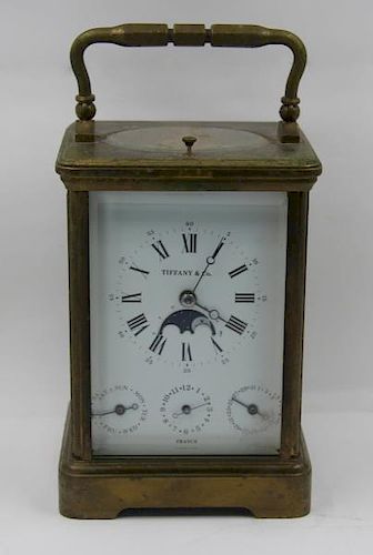 Tiffany & Co. Regulator Repeater Carriage Clock.