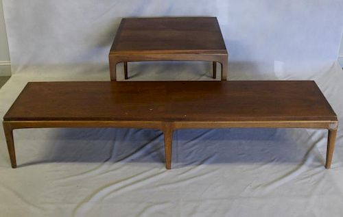 Midcentury Lane Coffee Table and End Table.