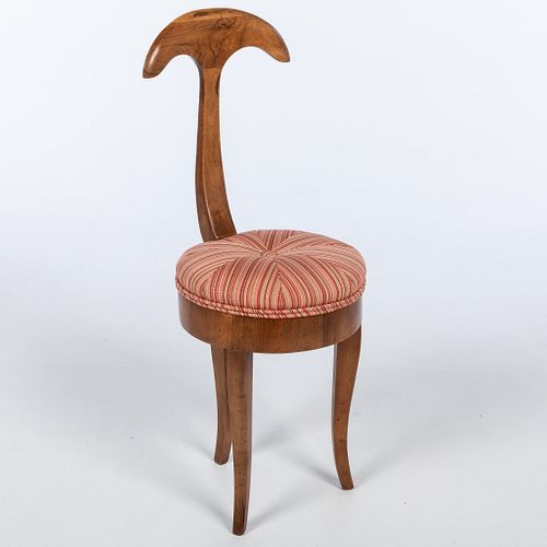 Italian Walnut Side Chair