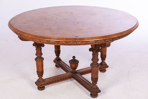 Mellier and Company Parquetry Center Table