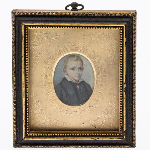 Wm. Scarborough, Portrait Miniature of Hugh Charles