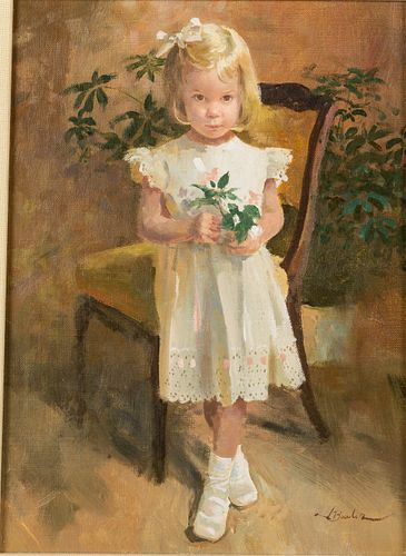 Joe Bowler (NY/SC, 1928-2017), Ashley, Oil on Canvas