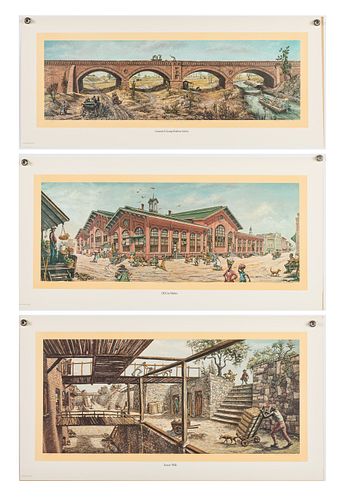 Augusta Oelschig, 3 Savannah Scenes, Prints