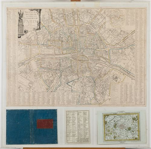 Map of Paris,Â 1793