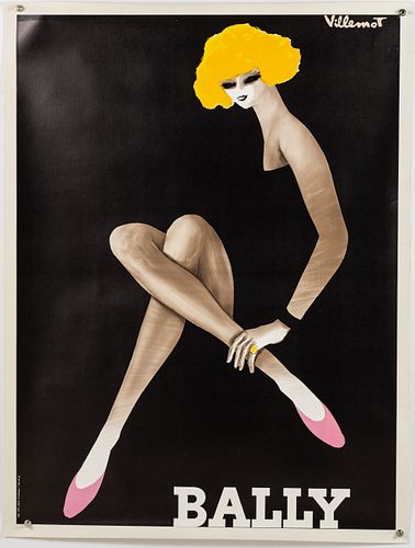 Villemot (French, 1911-1998), Bally Blonde, 1982