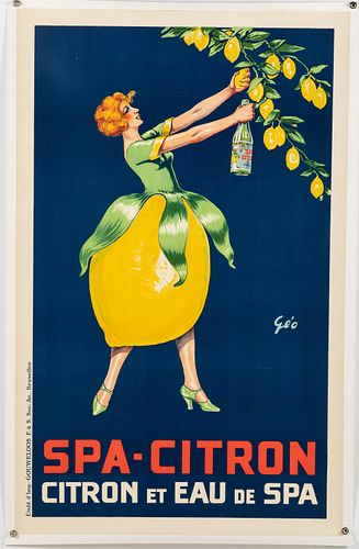 Henri-Jean-Jules Geoffroy, Spa-Citron, Poster