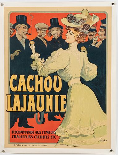 Francisco Tamafno, Cachou Lajaunie Poster, c. 1900