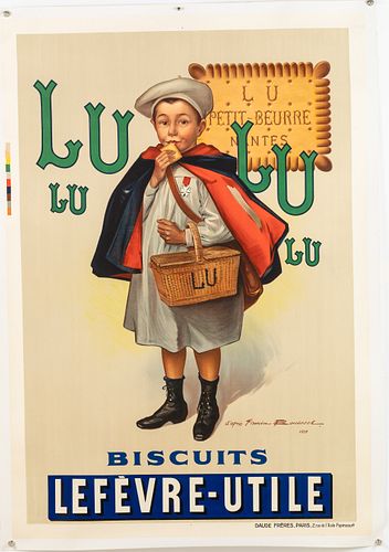 Firmin Bouisset, Lulu Biscuits Lefevre, c. 1897