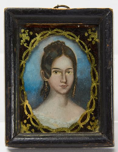 Miniature Portrait of a Young Lady