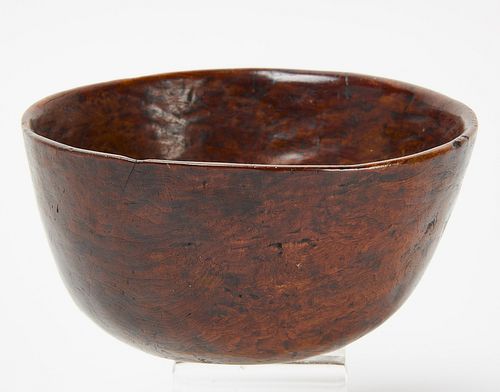 Small Carved Burl Bowl Drinking Cup